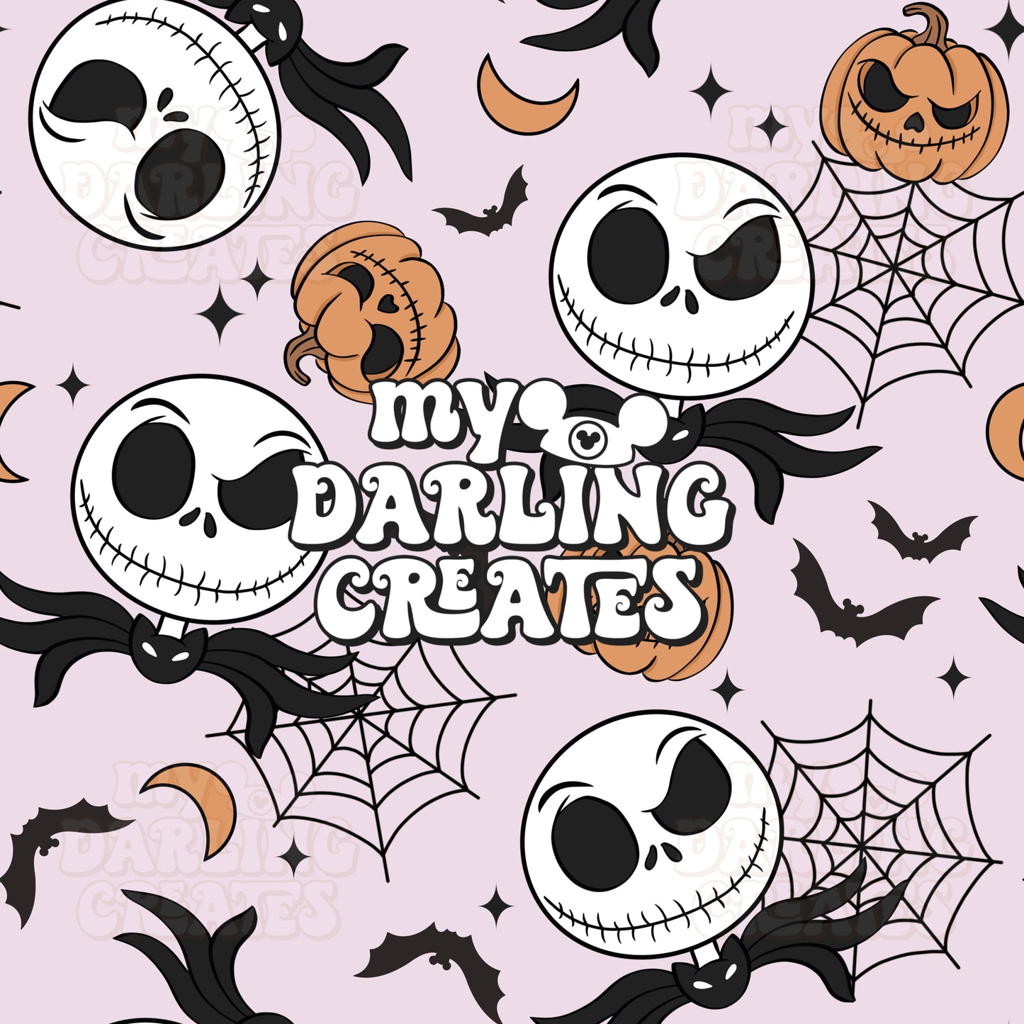 Halloween Jack Purple - Seamless File