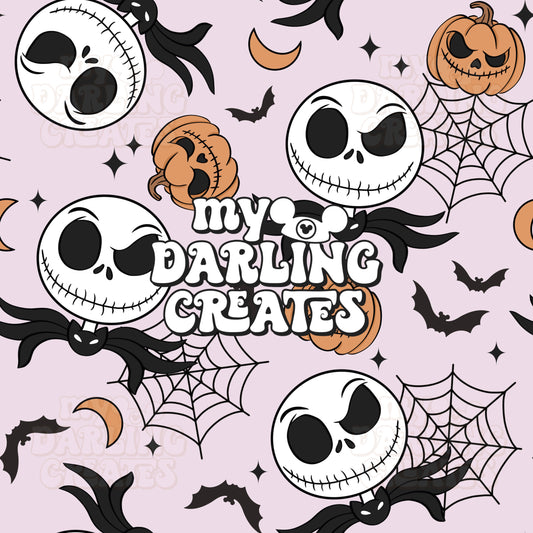 Halloween Jack Purple - Seamless File