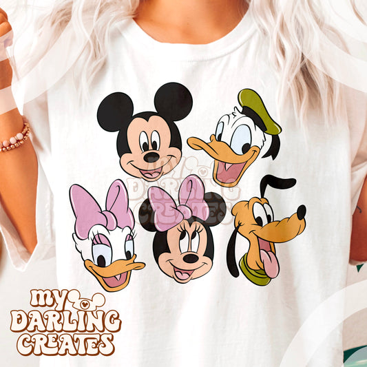 Spring Mouse and Friends PNG