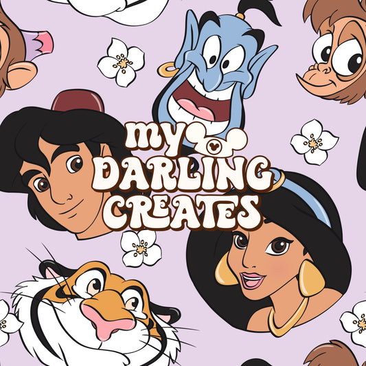 Lamp Friends Purple - Seamless File