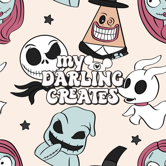 NBC Halloween Cream - Seamless File