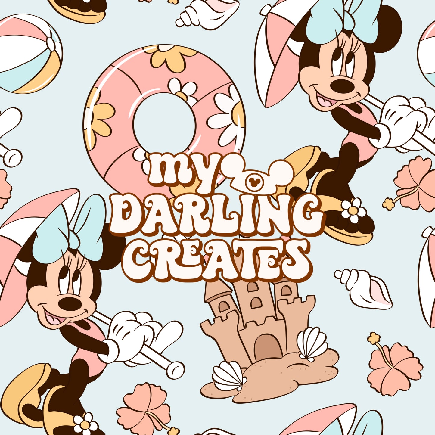 Beach Mini Blue - Seamless File