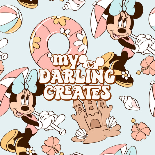 Beach Mini Blue - Seamless File