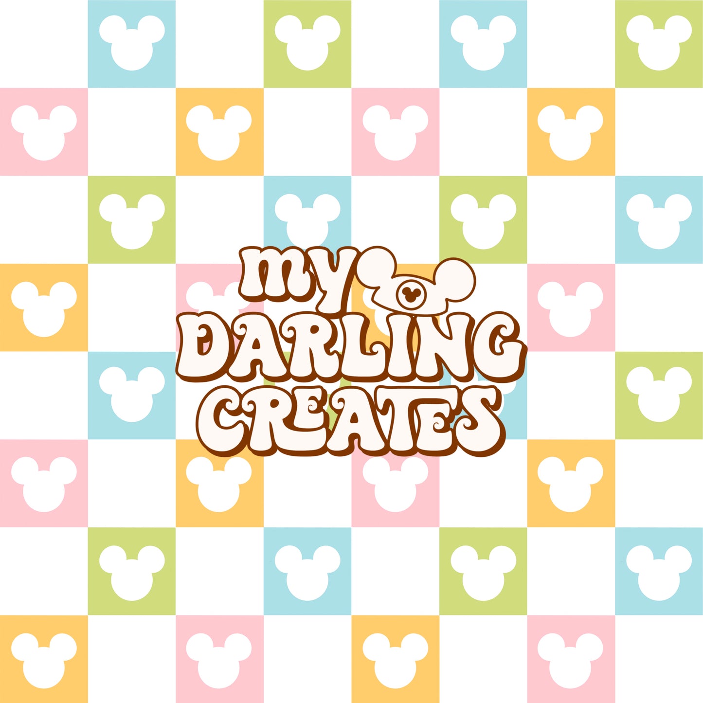 Pool Party Mouse Check - Seamless File