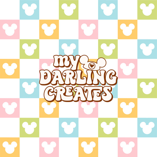 Pool Party Mouse Check - Seamless File