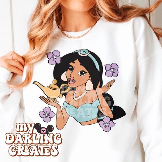 Arabian Princess Purple Flowers PNG