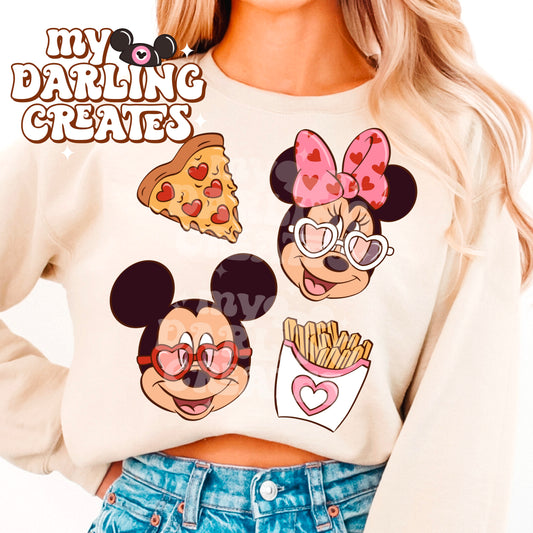 Mouse Love Snack PNG