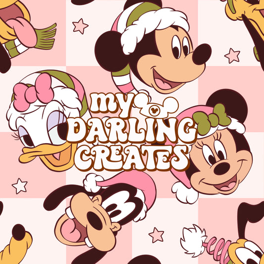 Jolly Gang Pink Check - Seamless File