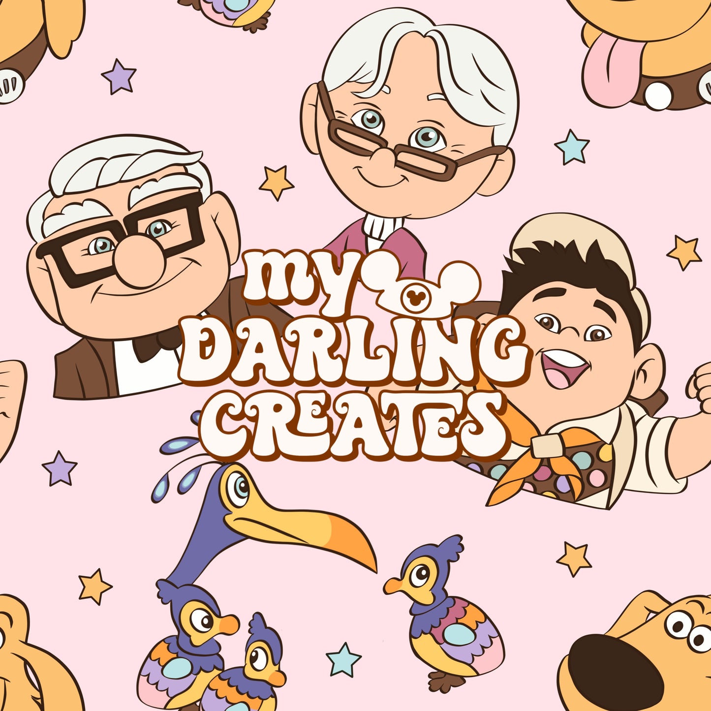 Adventure is Out There Pink - Seamless File