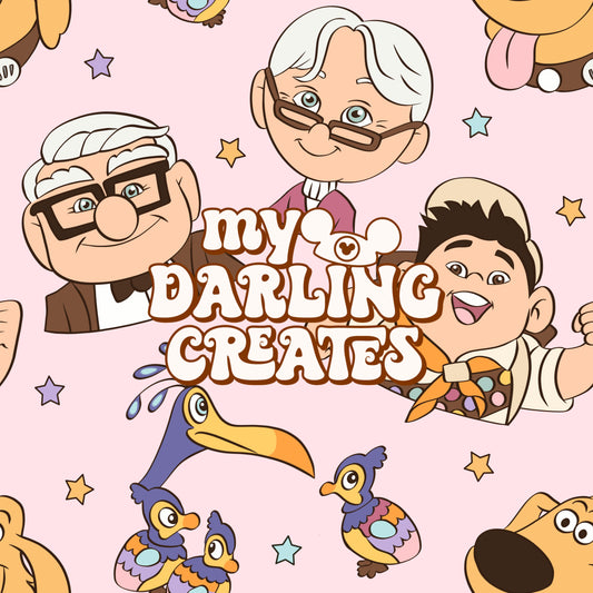 Adventure is Out There Pink - Seamless File