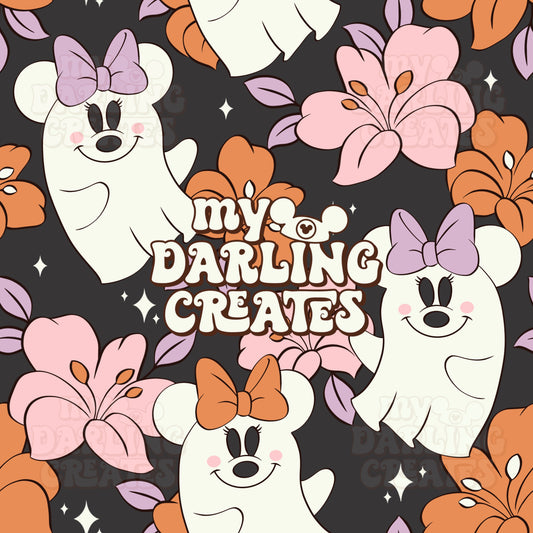 Floral Ghost - Seamless File