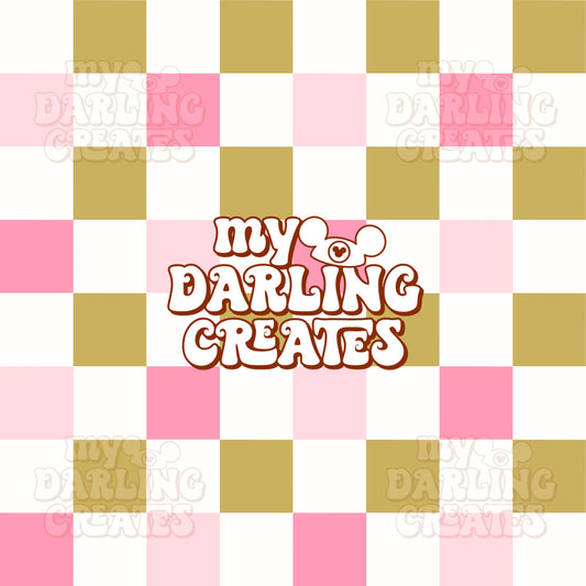 Pinkmas Check - Seamless File