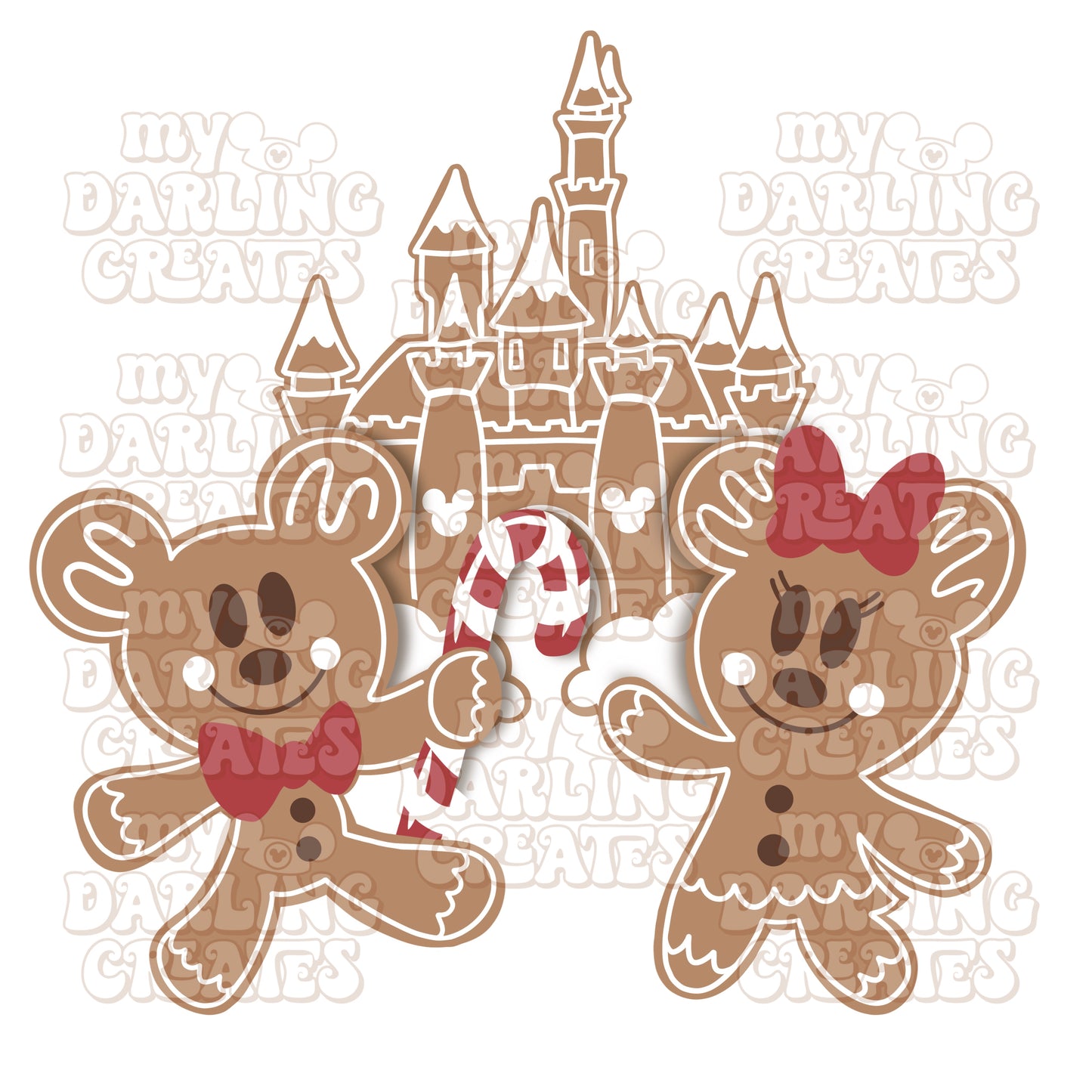 Gingerbread Mouse PNG