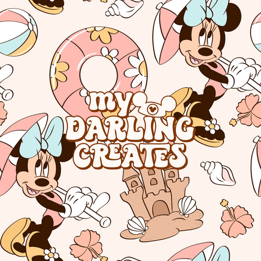 Beach Mini Pink - Seamless File