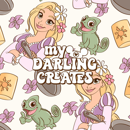 Long Hair Princess - Seamless File