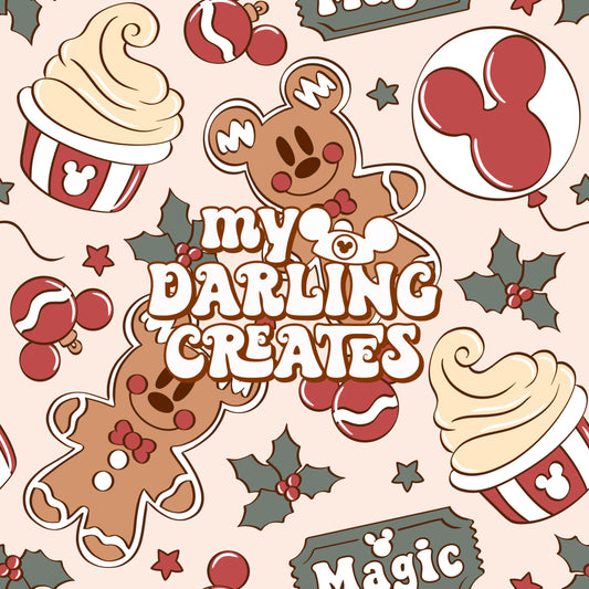 Magical Gingerbread Classic Tan - Seamless File