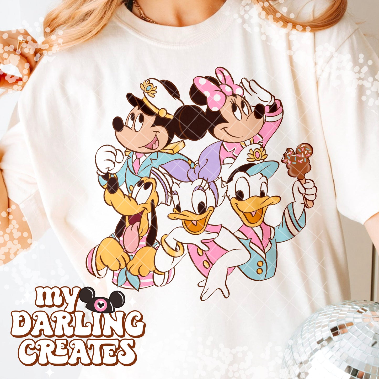 Pastel Mouse Gang Cruise PNG