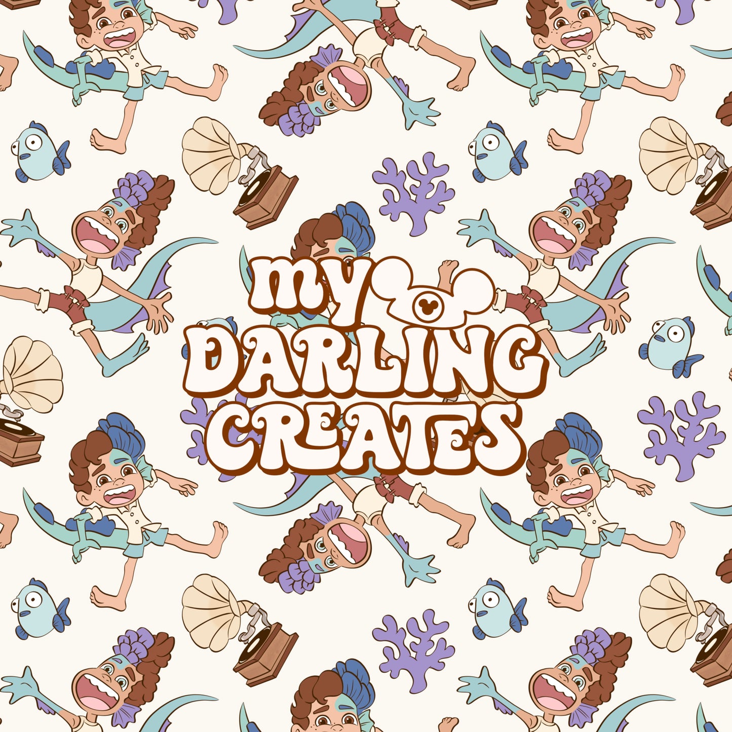 Sea Monsters - Seamless File