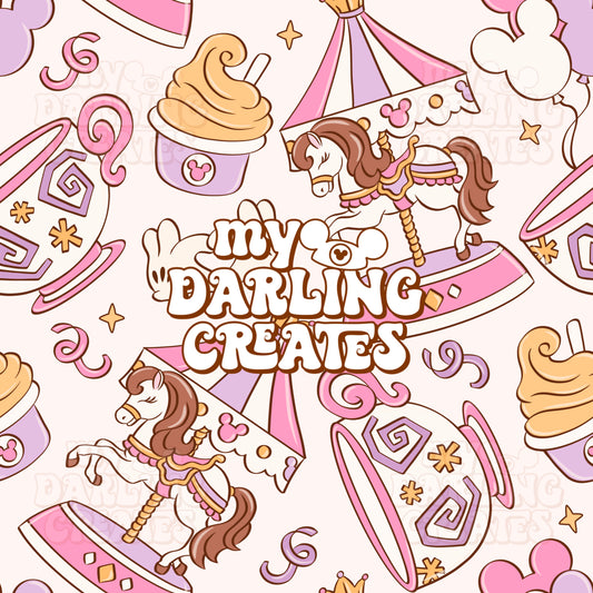 Magical World Cream - Seamless File