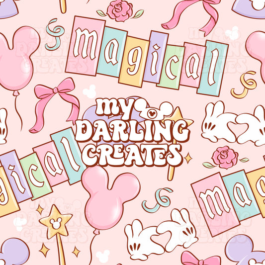 Park Magic Pink - Seamless File