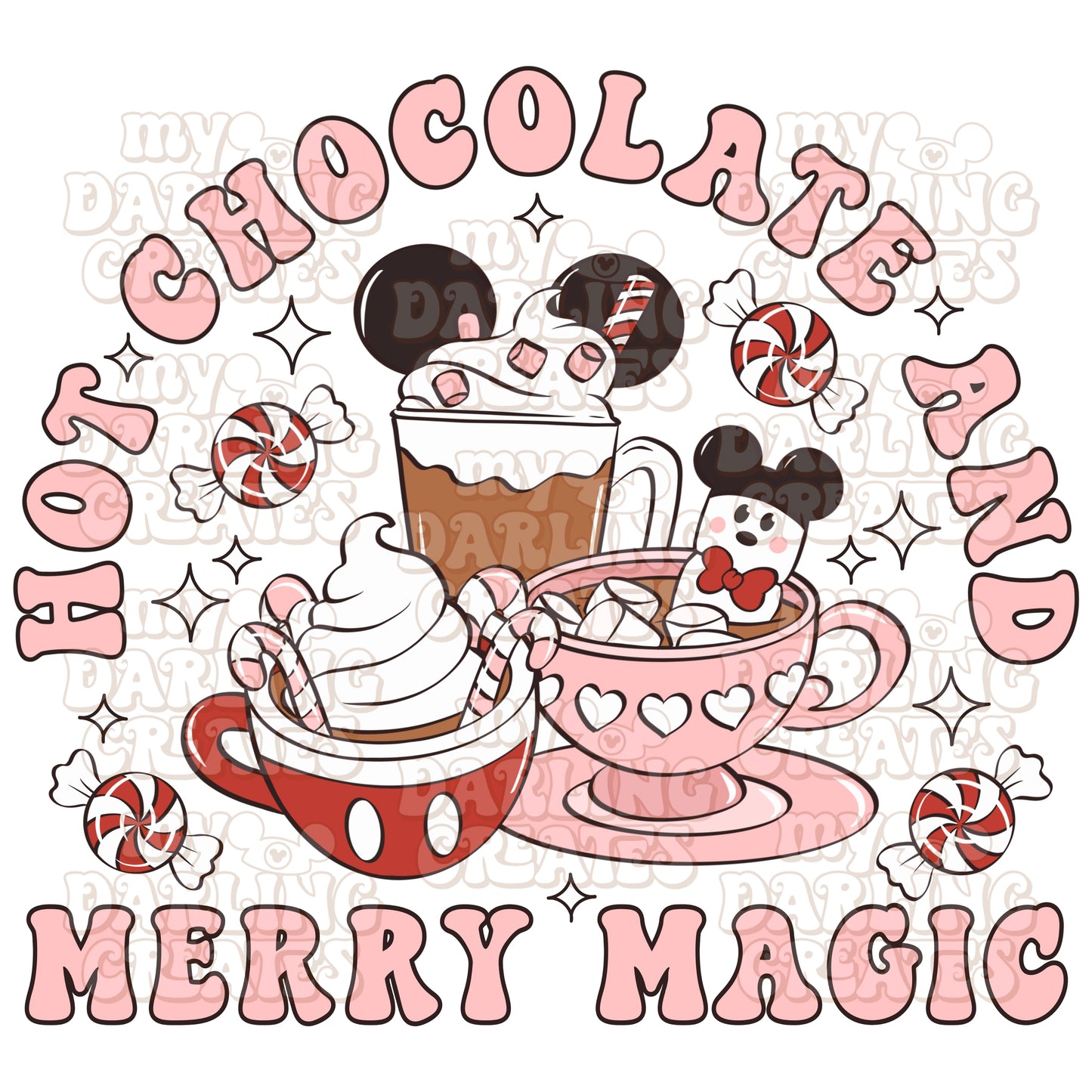 Hot Chocolate and Merry Magic PNG