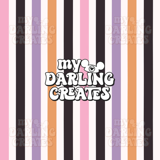 Spooky Park Stripes - Seamless File