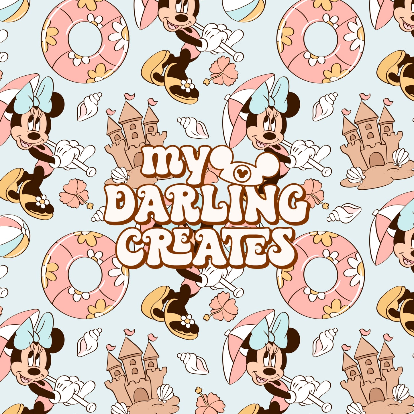 Beach Mini Blue - Seamless File