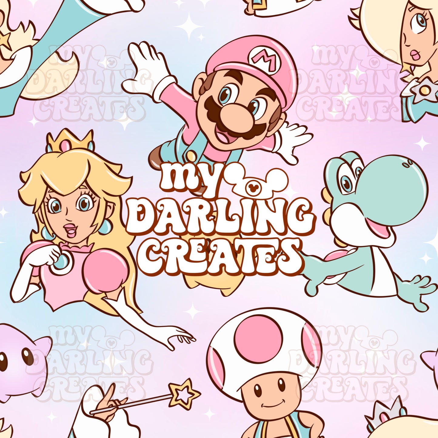 Super Girly Galaxy Gradient - Seamless File