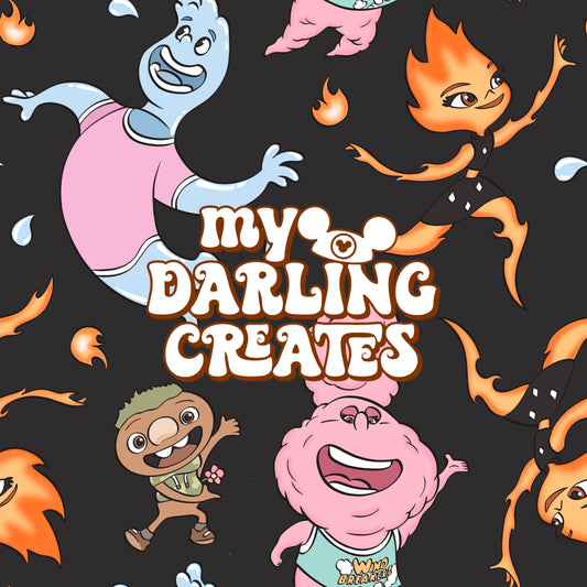 Elements Black - Seamless File