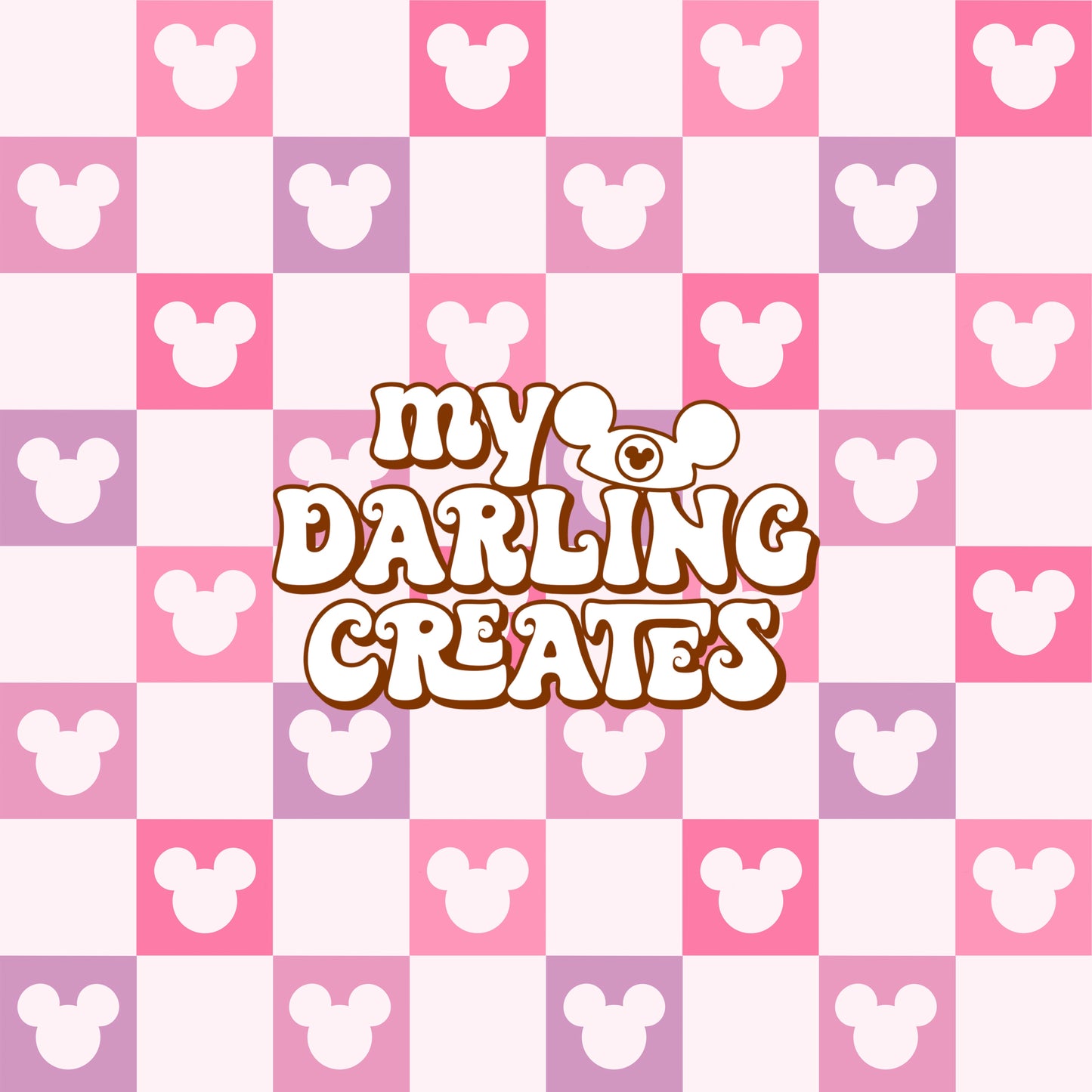 Lovey Dovey Mouse Check - Seamless File