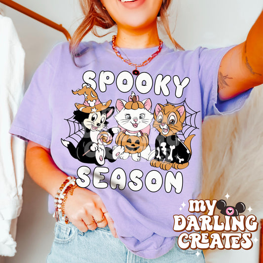 Spooky Season Cats PNG
