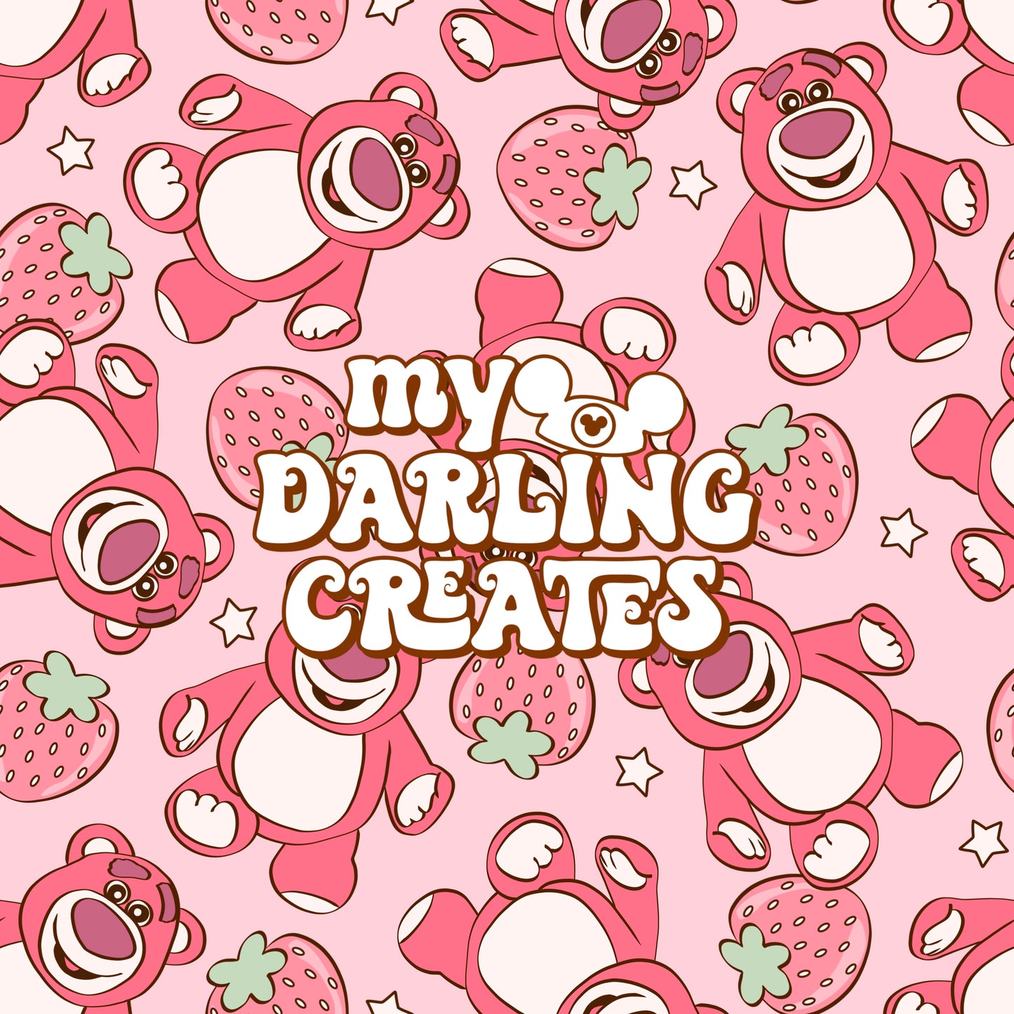 Strawberry Bear - Seamless File