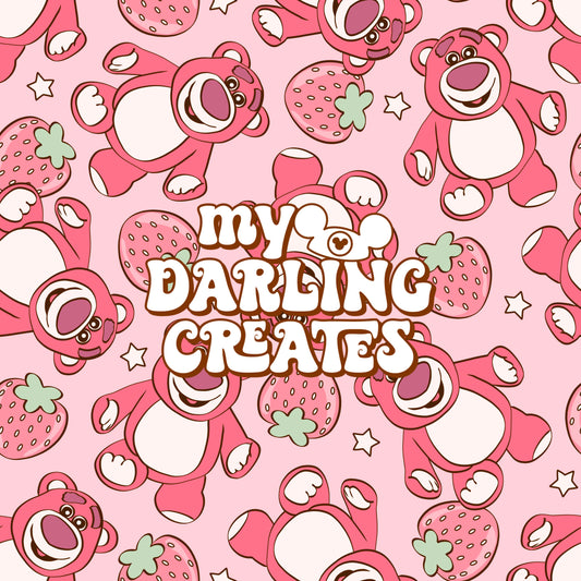 Strawberry Bear - Seamless File