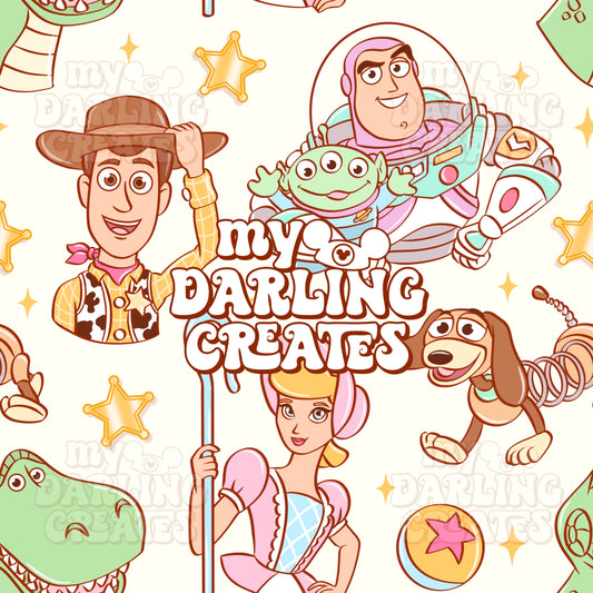 OG Toy Stories Cream - Seamless File