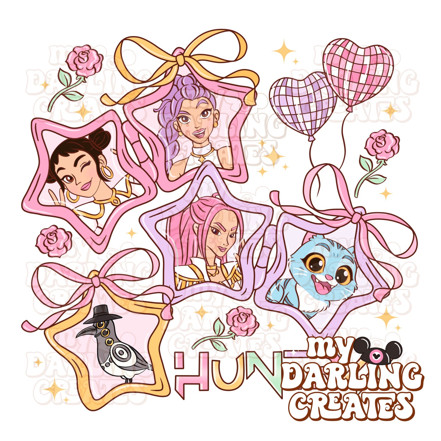 K Pop Girls Lockets PNG