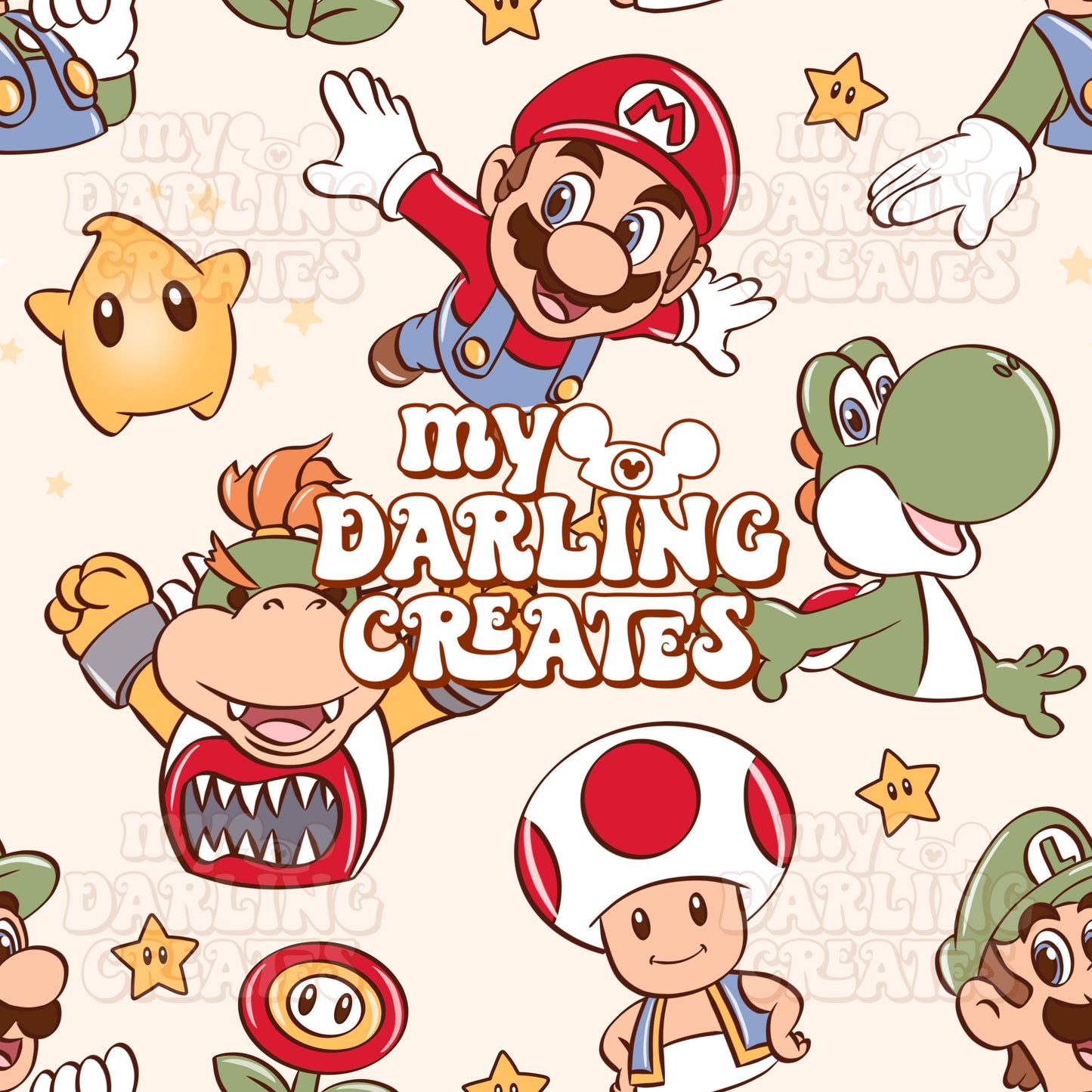 Galaxy Bros Cream - Seamless File