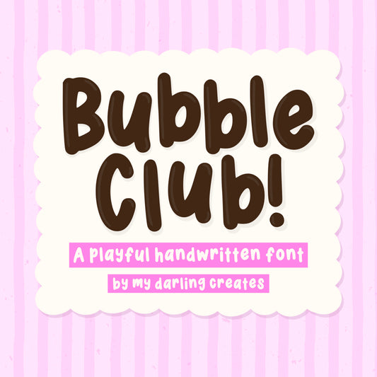 Bubble Club Font