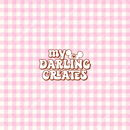 Gingham Pink - Seamless File