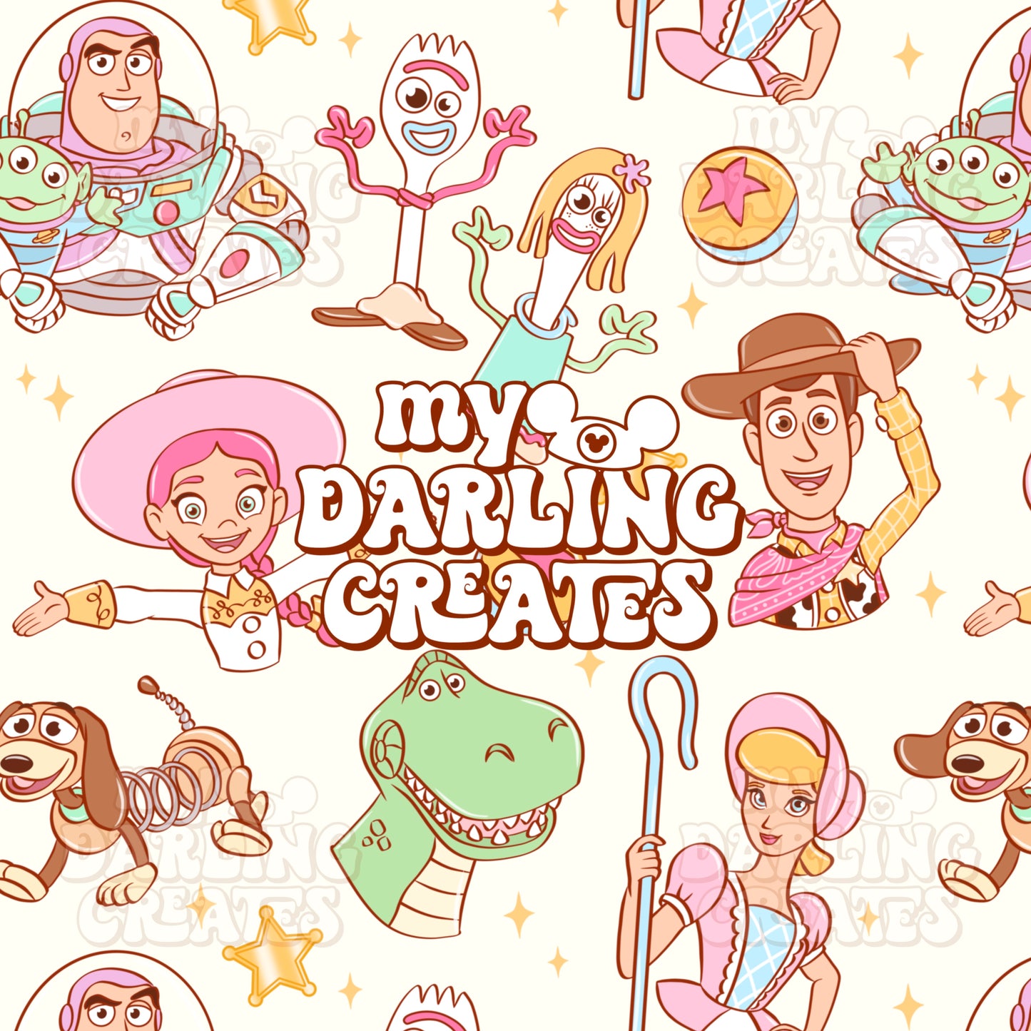 Friend In Me Cream - Seamless File