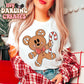Merry Gingerbread Mouse PNG