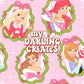 Jolly Princesses Pink - Seamless File
