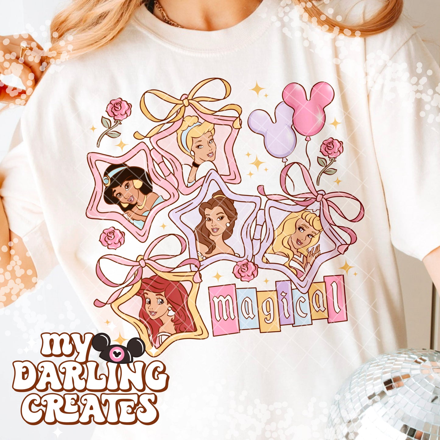 Pastel Classic Princess Lockets PNG