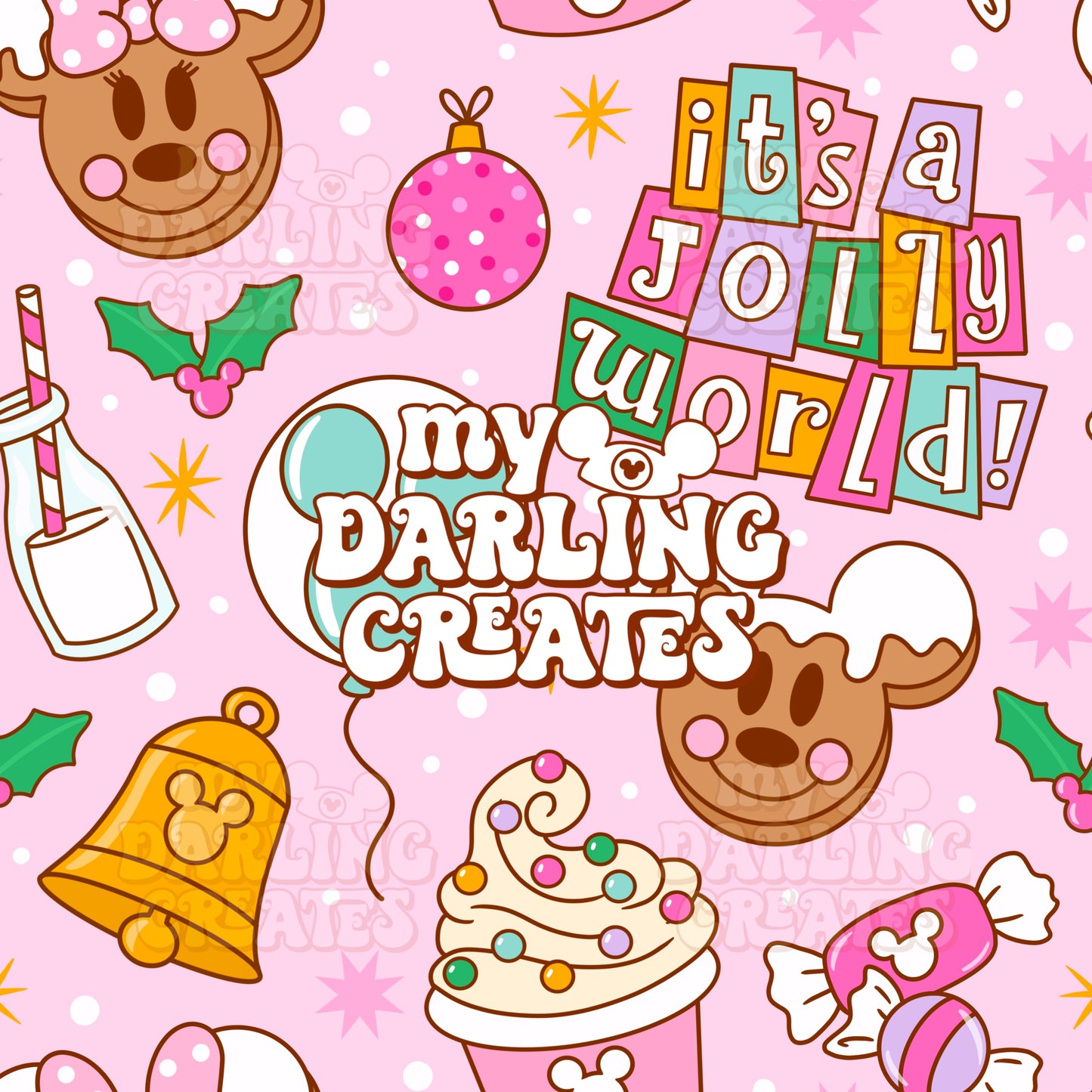 Jolly World Pink - Seamless File