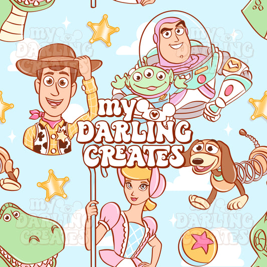 OG Toy Stories Blue - Seamless File