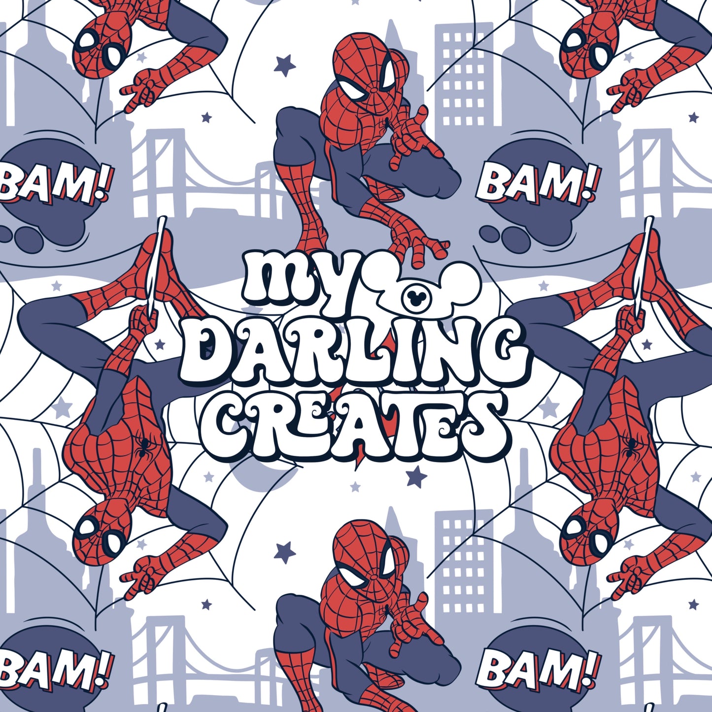 The Amazing Spider - Seamless Pattern
