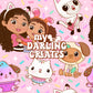 Dollhouse Sprinkle Party Pink - Seamless File