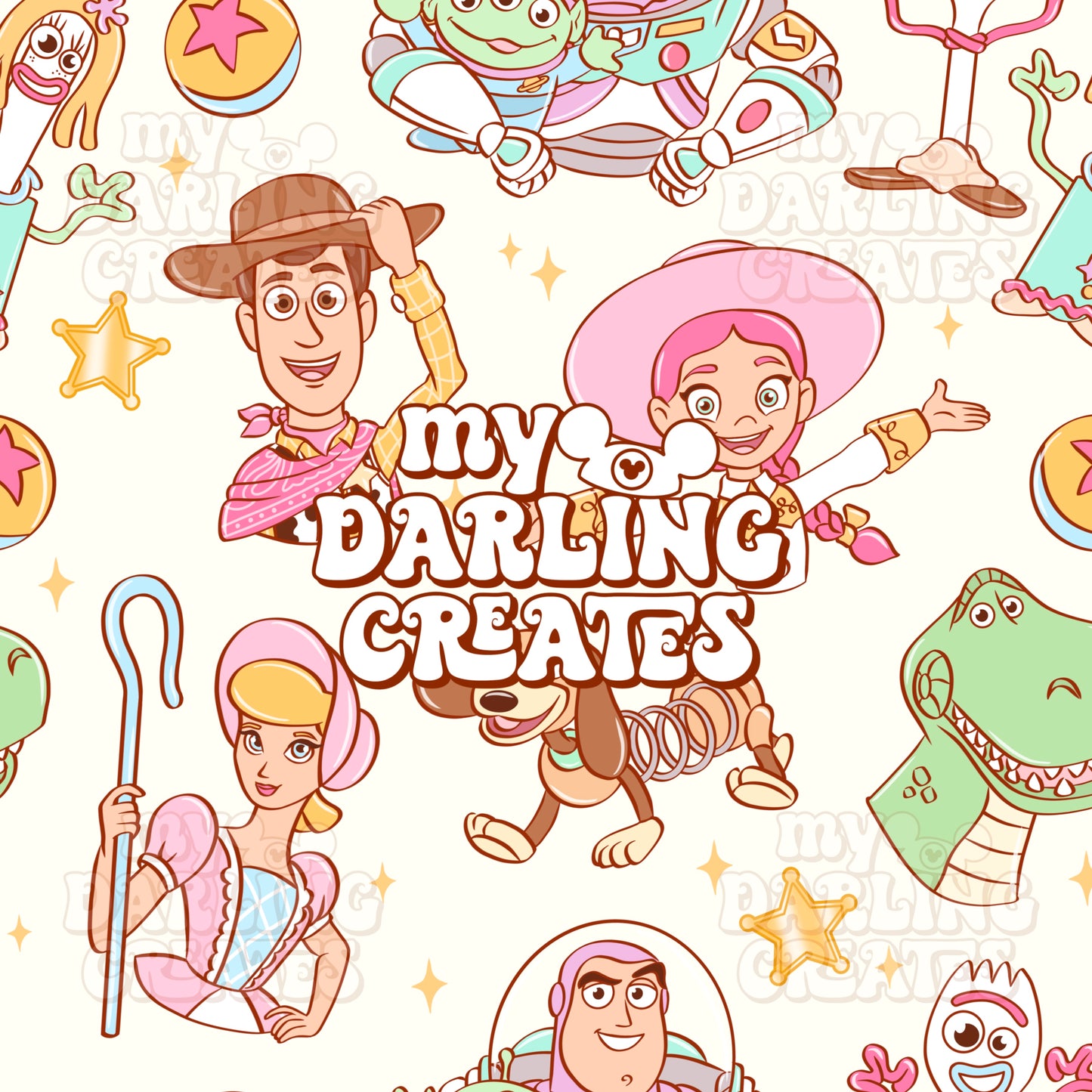 Friend In Me Cream - Seamless File