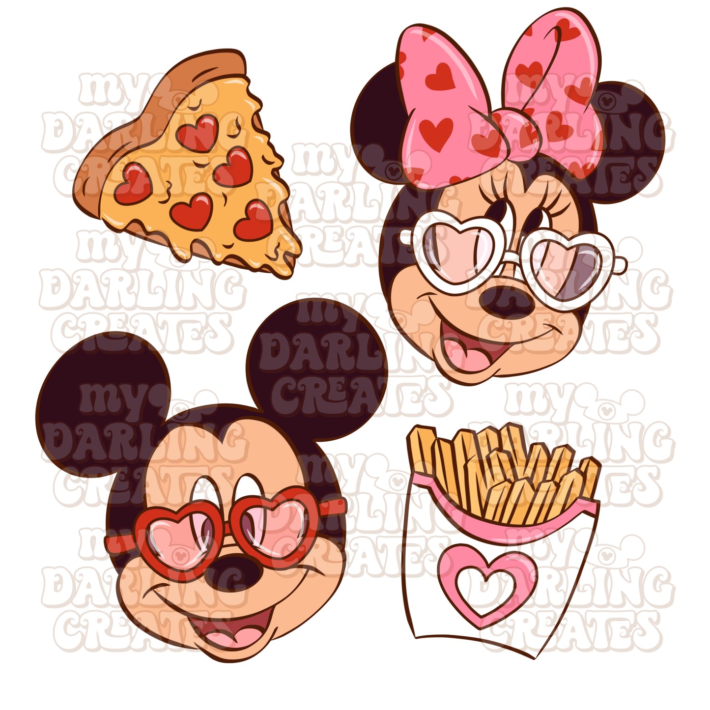 Mouse Love Snack PNG