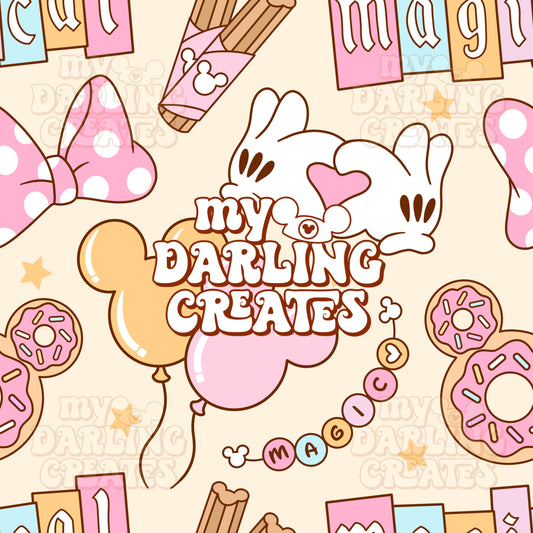 Pastel Park Day Yellow - Seamless File