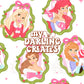 Jolly Princesses White - Seamless File